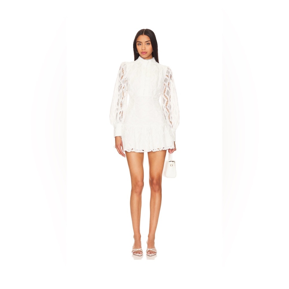 BARDOT Remy Mini Dress in Ivory